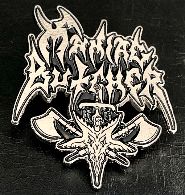Maniac Butcher 'Logo' metal badge