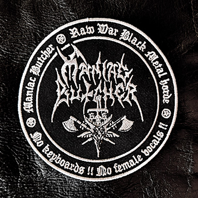 Maniac Butcher 'Circle logo' woven patch