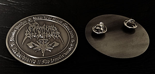 Maniac Butcher 'Circle logo' metal badge